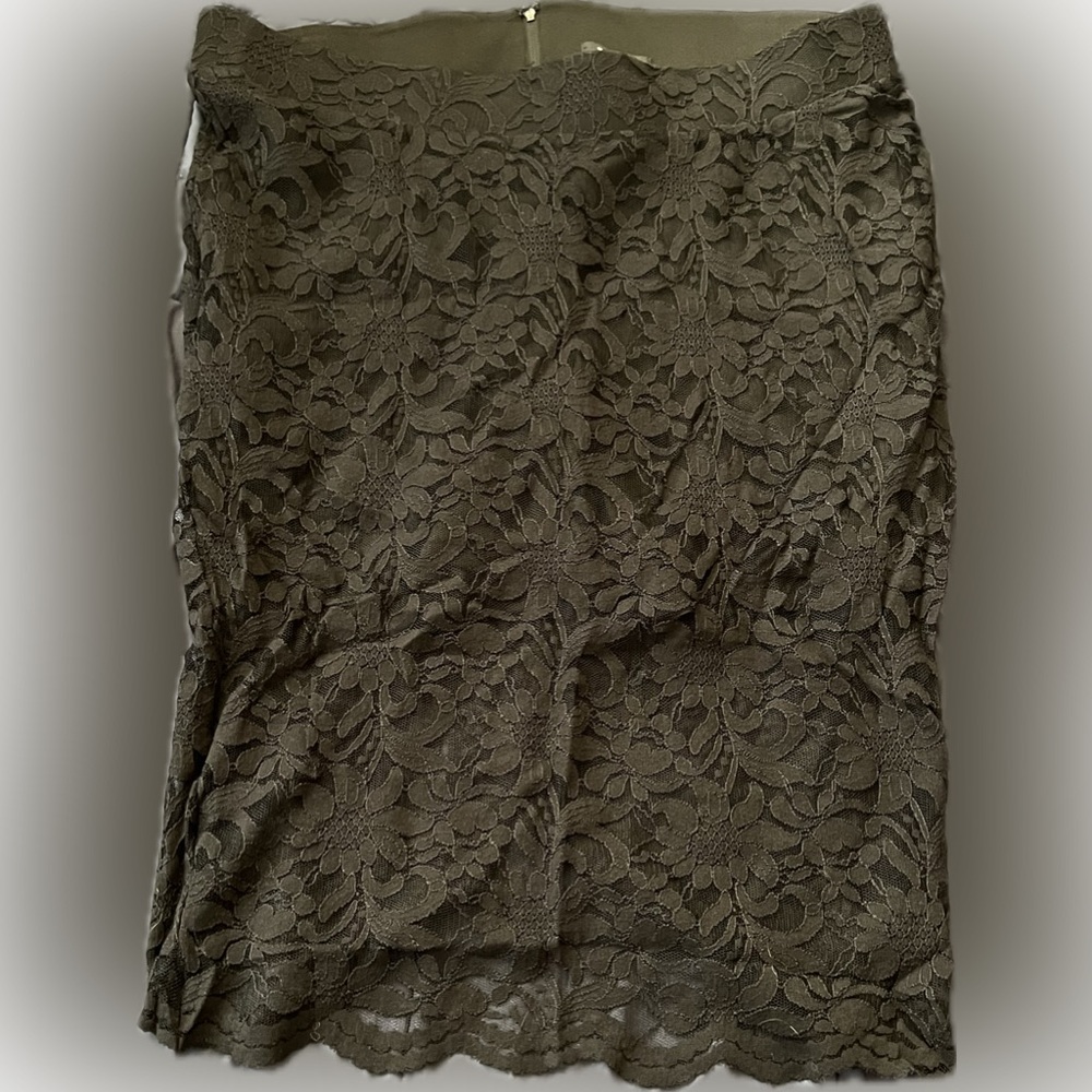 Torrid Black Lace Pencil Skirt